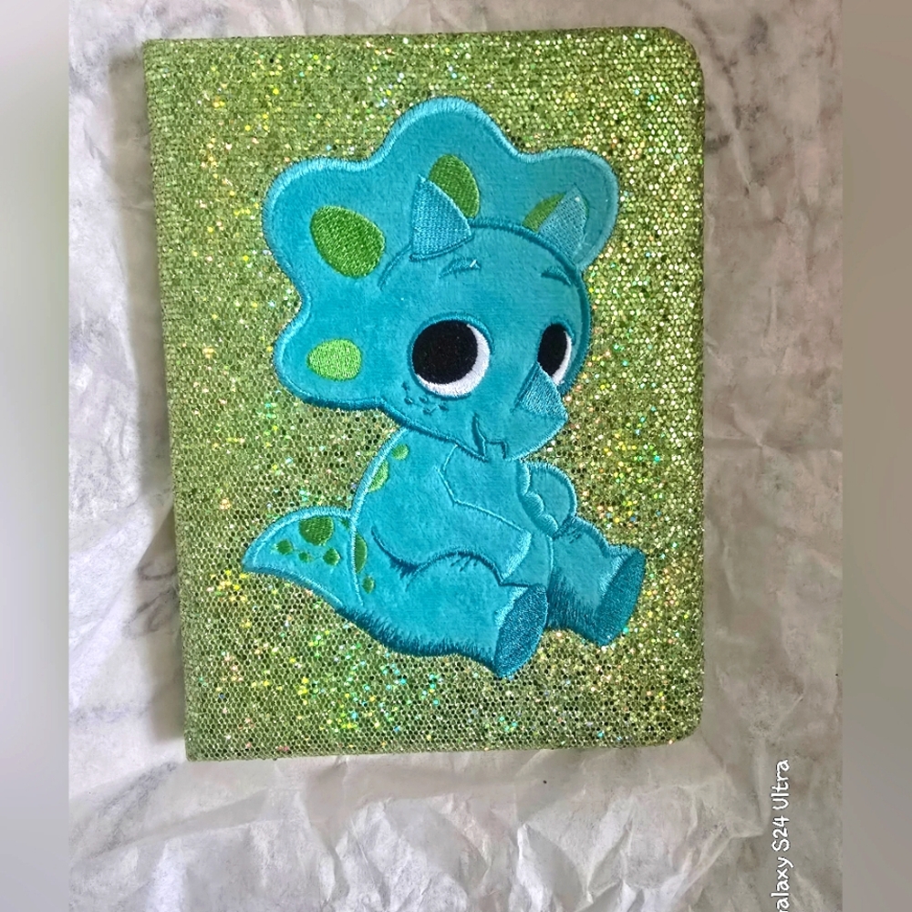 Little Dino Glitter Journal 192 pages New